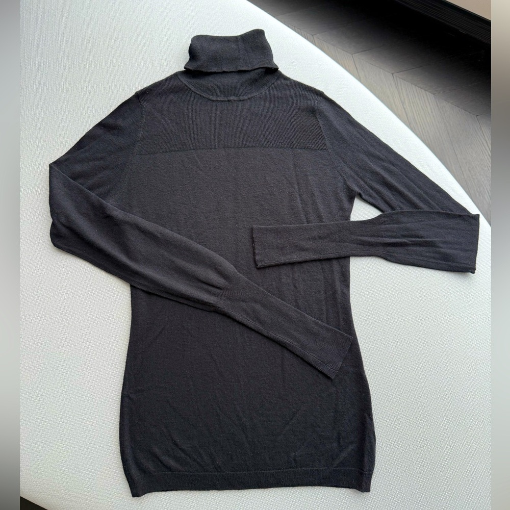 Super soft black turtleneck sweater